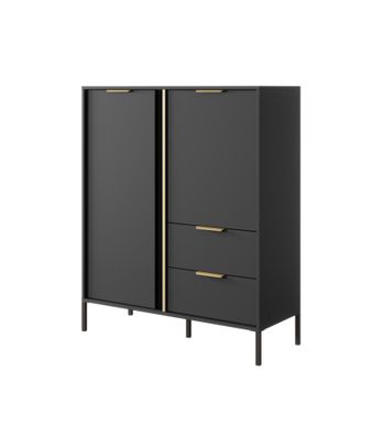 Furnlux Sideboard Lars Black 103cm
