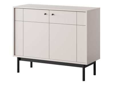 Furnlux Sideboard Japandi Beige & Black 104cm
