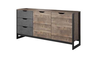 Furnlux Sideboard Arden Black 161cm