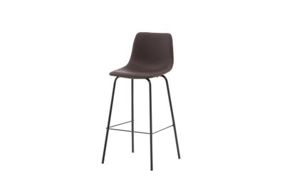 Furnlux Bar Stool Alexi Brown & Black 47cm