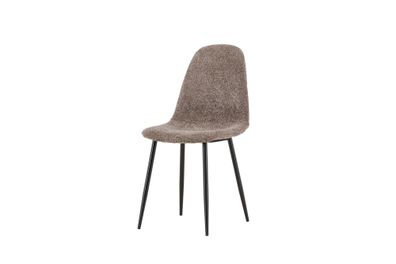 Furnlux Dining Room Chair Polar Light Brown & Black 44cm