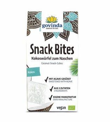 Govinda 6x Snack Bites Kokos 100g