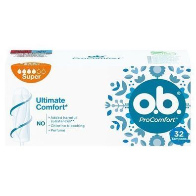 O.B. ProComfort Super Dynamic Fit 32 Stück Tampons