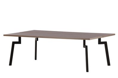 Furnlux Coffee Table Bethan Walnut & Black 70cm