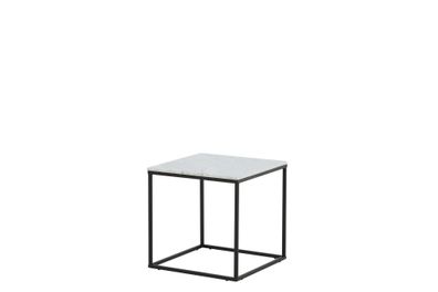 Furnlux Coffee Table Estelle Marble White & Black 50cm