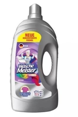 Silber Premium Fléssigwaschmittel, Konzentrat fér strahlend saubere Wäsche, 6 Liter