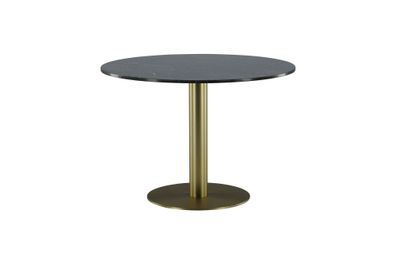 Furnlux Dining Table Estelle Marble Grey & Gold 106cm