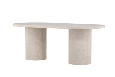 Furnlux Dining Table Narvik Marble Grey 100cm