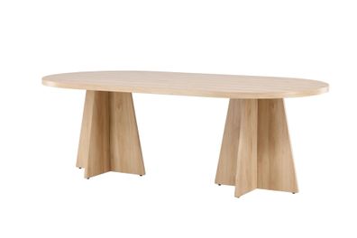 Furnlux Dining Table Bootcut Oak 115cm