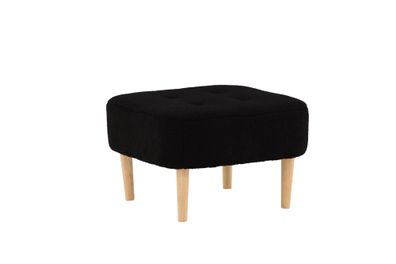 Furnlux Pouf Salina Black & Oak 60cm