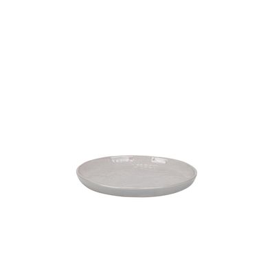 Lambert Piana Teller, rund Stoneware, grau D 13,5 cm 21489