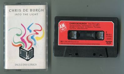 Chris de Burgh MC-Cassette TAPE - INTO THE LIGHT © 1986 # 395 121-4 A&M Records