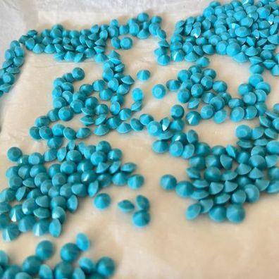 Swarovski® Chaton Vintage Turquoise Unfoiled SS24
