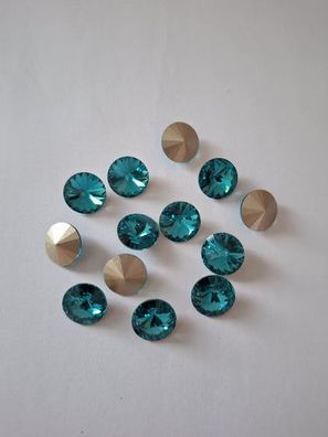 Swarovski® Rivoli Blue Zircon 10mm