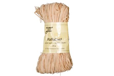 Raffiabast 50g natur Bund