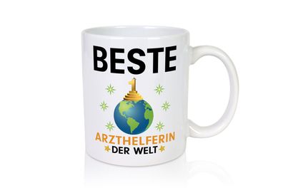 Welt Beste Arzthelferin | Fachangestellte Medizin - Tasse Weiß