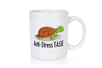 Anti Stress Schildkröte - Tasse Weiß