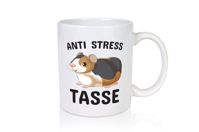 Anti Stress Tasse | Meerschweinchen Liebe | Haustier - Tasse Weiß