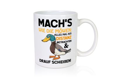 Scheiß drauf - Tasse Weiß