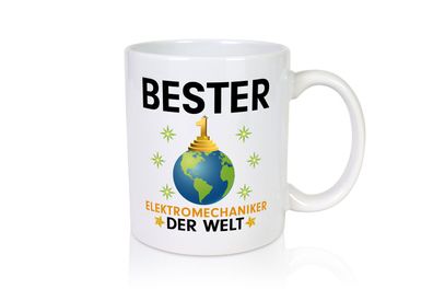 Welt Bester Elektromechaniker | Mechaniker | Elektrik - Tasse Weiß