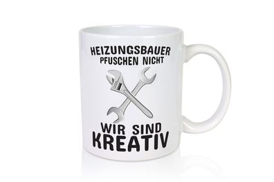 Heizungsbauer | Beruf Tasse | Heizungsinstallateur - Tasse Weiß