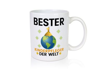 Welt Bester Kinderpfleger | Pfleger | Kinder | Pflegeberuf - Tasse Weiß