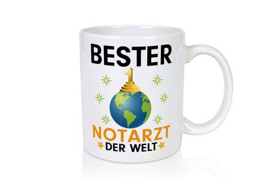 Welt Bester Notarzt | Arzt - Tasse Weiß