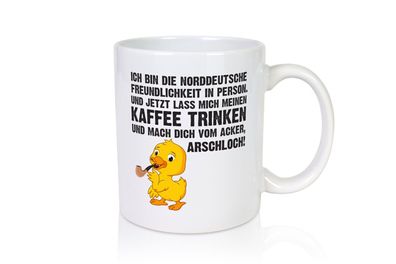 Norddeutscher Humor | Spruch Tasse | Norddeutschland - Tasse Weiß