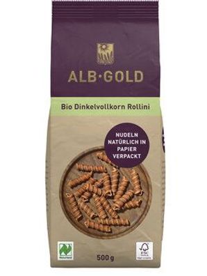 ALB-GOLD 3x ALB-GOLD Bio Dinkelvollkorn Rollini (Papier) (Naturland) 500g