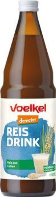 Voelkel 3x Reis Drink Reis aus Italien 0,75l