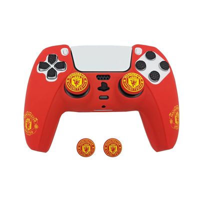 2 Stück PS5 Controller Hülle Set - Silikon-Schutz mit Fußball-Design