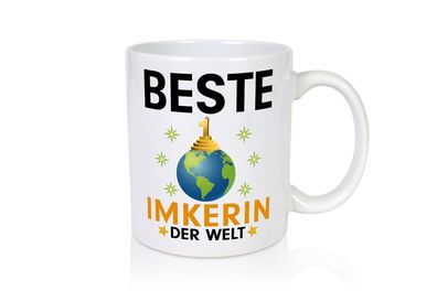 Welt Beste Imkerin | Imkerei - Tasse Weiß