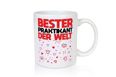 Bester Praktikant der Welt | Praktikum Tasse | Arbeit - Tasse Weiß