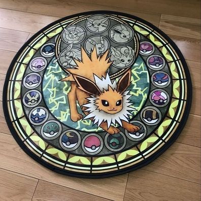 Pokemon Teppich / Rutschfeste Fussmatte - Motiv: Blitza / Jolteon