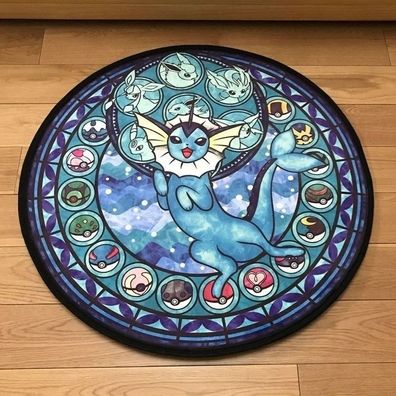 Pokemon Teppich / Rutschfeste Fussmatte - Motiv: Aquana / Vaporeon