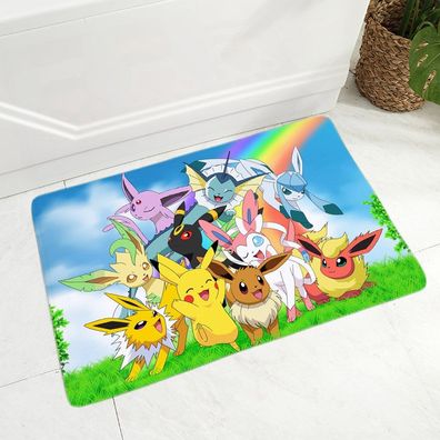 Fußmatte Teppich Pokemon Feelinara Nachtara Evoli 60cm*40cm rutschfest