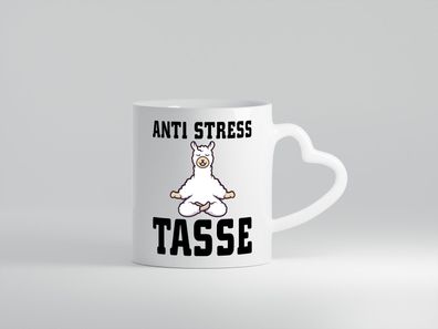 Anti Stress Tasse - Herz Tasse Weiß