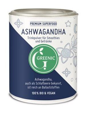 Greenic Ashwagandha Superfood Trinkpulver 140g