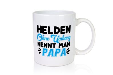 Superheld Papa - Tasse Weiß