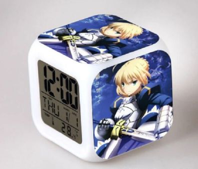 Anime/Manga Fate-Series - Digitaluhr / Wecker (Licht+Temperatur+Datum)