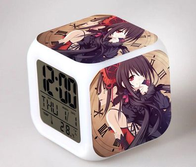 Anime/Manga Date a Live - Digitaluhr / Wecker (Licht+Temperatur+Datum)