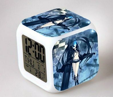 Anime/Manga: Black Rock Shooter Digitaluhr / Wecker