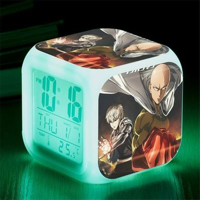 Anime/Manga One Punch Man Genos Digitaluhr / Wecker