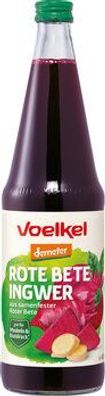 Voelkel 6x Rote Bete Ingwer aus samenfester Rote Bete 0,7l