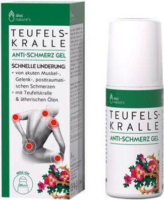 doc phytolabor doc nature‘s Teufelskralle Anti-Schmerz Gel Roll-On 50ml