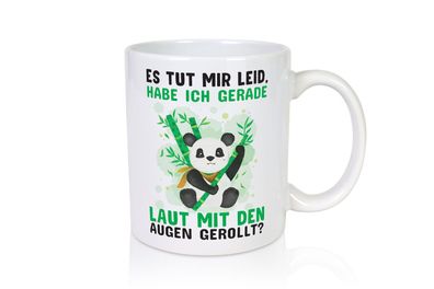 Genervter Panda | Büro Tasse | Kollegen | Arbeit - Tasse Weiß