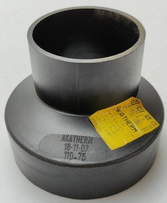 Akatherm 161107 PE Reduktion exzentrisch d 110x75mm