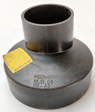 Akatherm 161106 PE50 Reduktion exzentrisch d 110x63mm