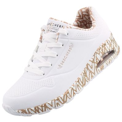 Skechers Uno Loving Love Damen Sneaker White Rose Gold 155506-WTRG