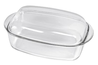 PYREX Essential Kasserolle rechteckig Glas 3l+Deckel 1,5l